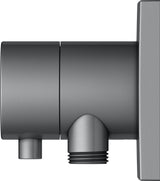 KEUCO IXMO Comfort 2-Wege Umstellventil eckig Bronze gebürstet mit Schlauchanschluss