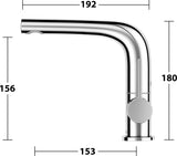 KEUCO Edition 400 Einhebel-Waschtischmischer 150, schwenkbar, mit Zugstangen-Ablaufgarnitur, verchromt