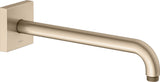 KEUCO Brausearm Edition 300, Wandanschluss, 300 mm, verchromt – Eckige Form, Metall