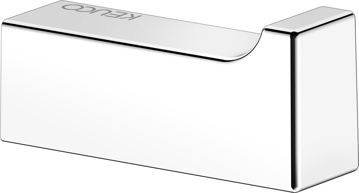 KEUCO Handtuchhaken Edition 11 11114 – Verchromter Einfachhaken, 47 mm, Wandmontage