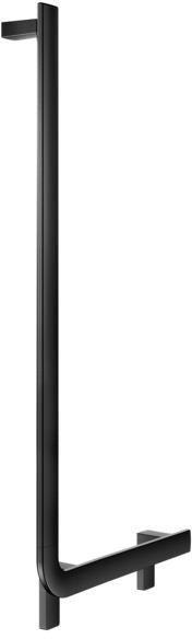 KEUCO AXESS Winkelgriff 90° rechts 520/1090 mm verchromt – Barrierefreier Halt für Bad und WC
