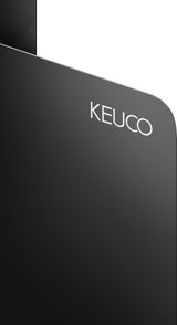 KEUCO Duschablage 24951 einhängbar 320 x 600 x 90 mm schwarz matt mit Haken