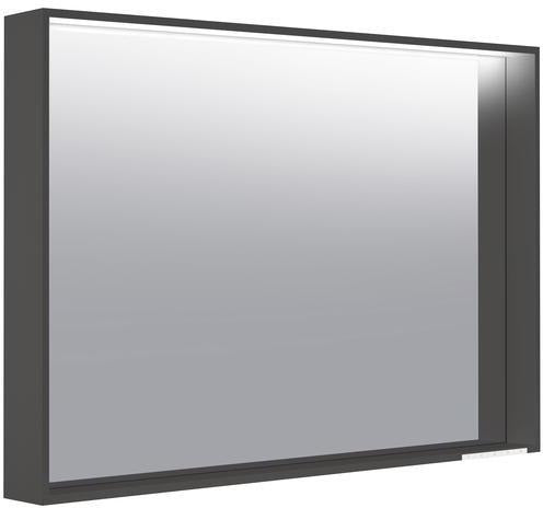 KEUCO X-Line Lichtspiegel 460x850mm anthrazit – LED, Touch-Sensor, A++