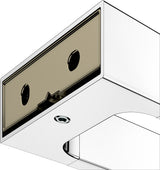 KEUCO Handtuchhalter Edition 11 11118, 2-teilig, feststehend, 450 mm, verchromt