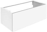 KEUCO X-Line Waschtischunterbau 1000 mm anthrazit mit Glasfront und Auszug