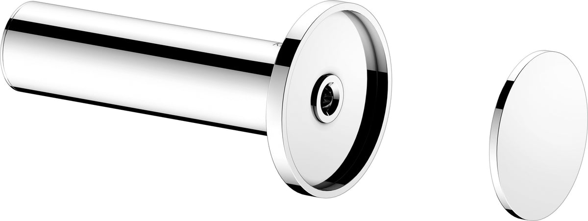 KEUCO REVA Ersatzrollenhalter schwarz matt – Wandmontage, Metall, zum Kleben oder Schrauben