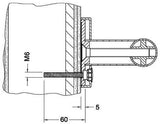 KEUCO Plan Care Befestigungsset 2 – Senkschrauben 10x80 V2A & Dübel UX12