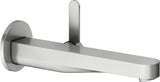 KEUCO IXMO Einhebel-Waschtischmischer Unterputz Wandmontage 187 mm Messing gebürstet