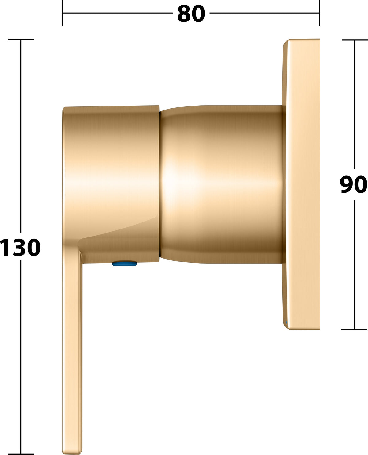 KEUCO Edition 11 Einhebelmischer Unterputz verchromt – Fertigmontageset für Grundkörper 59951000070