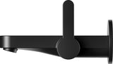 KEUCO IXMO Einhebel-Waschtischmischer Unterputz, rund, Ausladung 165 mm, schwarz matt