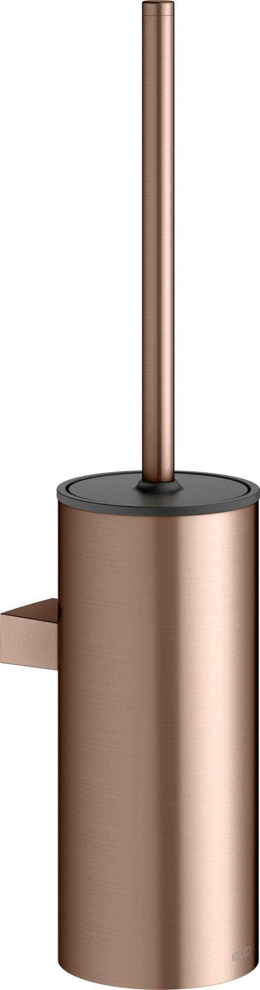 KEUCO Collection Moll Toilettenbürstengarnitur Wand verchromt/weiß – Wandmontage mit Deckel