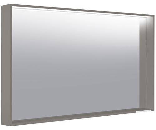 KEUCO X-Line Lichtspiegel 460x850mm anthrazit – LED, Touch-Sensor, A++