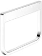 KEUCO Collection Moll Handtuchring 12721, verchromt, softcube-Design, Wandmontage