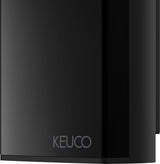KEUCO AXESS Brausehalter 35010 höhenverstellbar schwarz matt – flexible Duschkopfhalterung