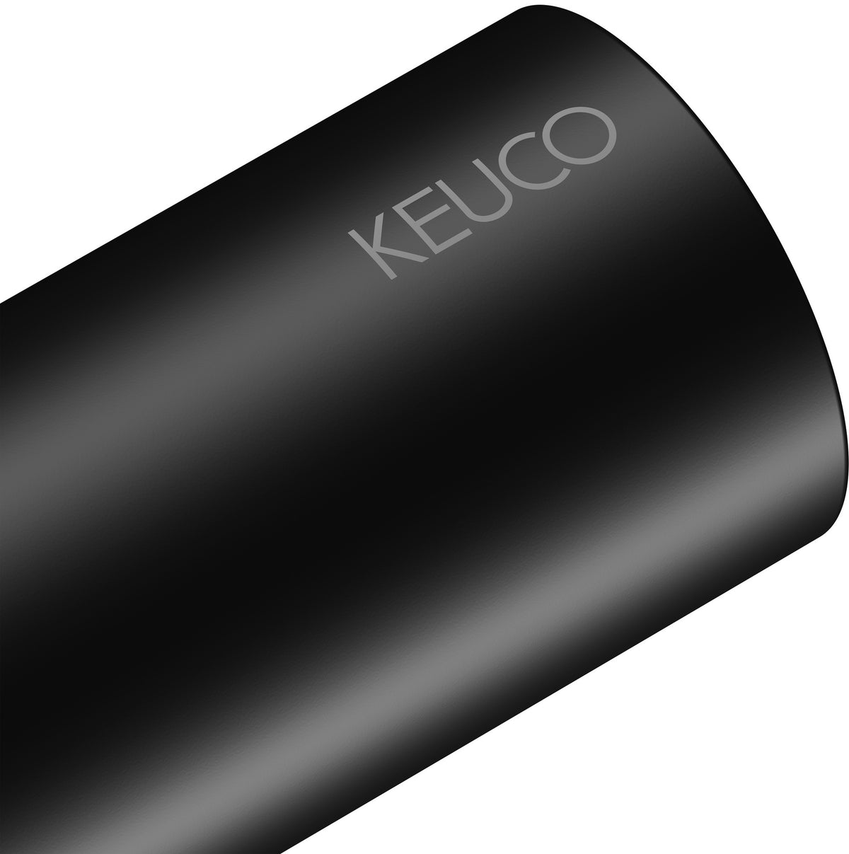 KEUCO REVA Ersatzrollenhalter schwarz matt – Wandmontage, Metall, zum Kleben oder Schrauben