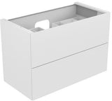 KEUCO Edition 11 Waschtischunterbau 1050 mm, 2 Auszüge, anthrazit/Glas anthrazit