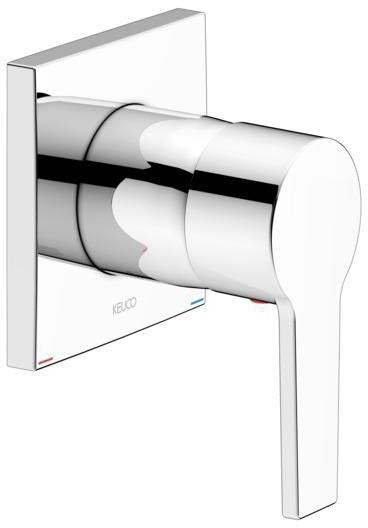 KEUCO Edition 11 Einhebelmischer Unterputz verchromt – Fertigmontageset für Grundkörper 59951000070