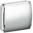 KEUCO Plan Toilettenpapierhalter verchromt mit Deckel – Wandmontage