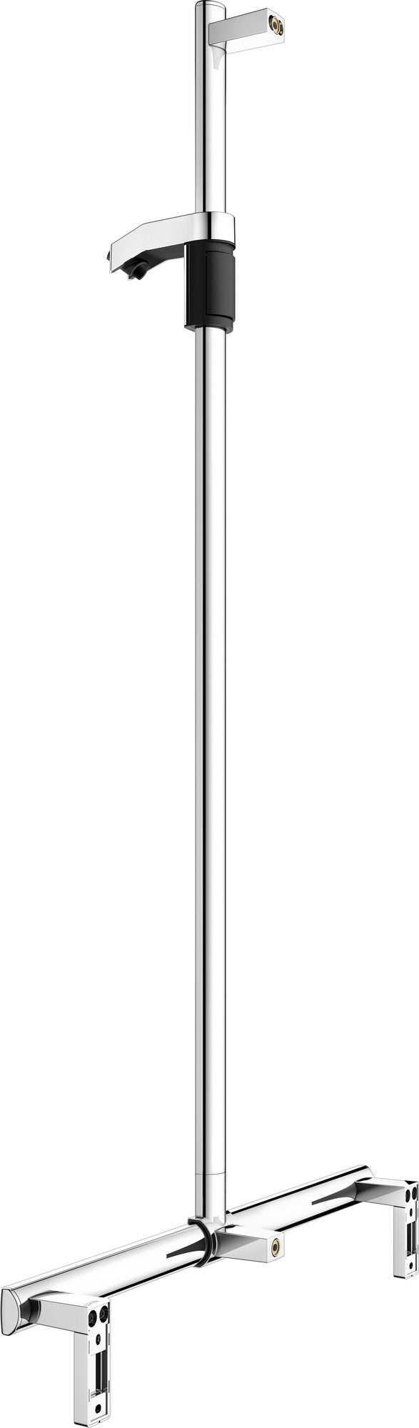 KEUCO Duschhandlauf AXESS 35014, silber-eloxiert, 1000/1301 mm, mit Brausestange