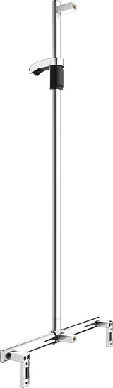 KEUCO Duschhandlauf AXESS 35014, silber-eloxiert, 1000/1301 mm, mit Brausestange
