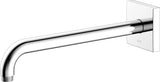 KEUCO Brausearm Edition 300, Wandanschluss, 300 mm, verchromt – Eckige Form, Metall