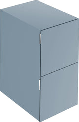 KEUCO Edition 11 Art Sideboard 400 mm mit 2 Auszügen und Beleuchtung – Weiß / Glas Weiß