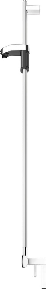 KEUCO Duschhandlauf AXESS 35014, silber-eloxiert, 1000/1301 mm, mit Brausestange