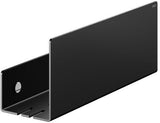 KEUCO Duschablage 24952 – Wandmontage, abnehmbar, 320x120x90 mm, schwarz matt