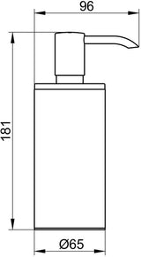 KEUCO Plan Lotionspender Standmodell 250 ml Edelstahl mit Pumpe