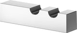 KEUCO Handtuchhaken E90 Square 19115 doppelt verchromt, eckiges Design, 88 mm Ausladung