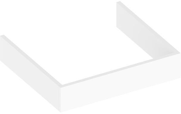 KEUCO Edition 90 Sockelpaket für Sideboard 400 mm – Hochglanz Weiß, höhenverstellbar