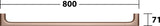 KEUCO Edition 400 Badetuchhalter 600 mm verchromt – eckiges Design von Tesseraux & Partner