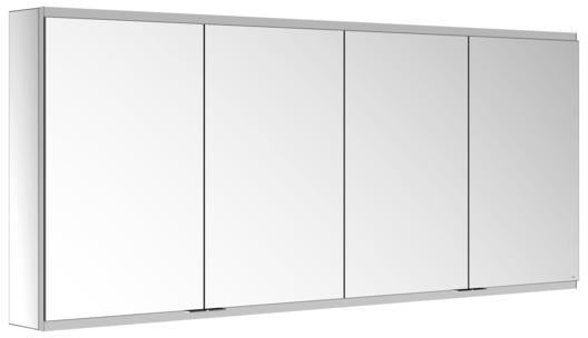 KEUCO Royal Modular 2.0 Spiegelschrank 1700 mm, unbeleuchtet, silber-eloxiert, 4 Türen, Wandvorbau