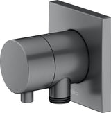 KEUCO IXMO Comfort 2-Wege Umstellventil eckig Bronze gebürstet mit Schlauchanschluss