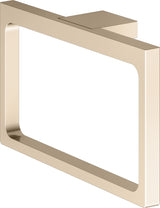KEUCO Handtuchring Edition 11 11121, verchromt – Eckiges Design, starr, Wandmontage