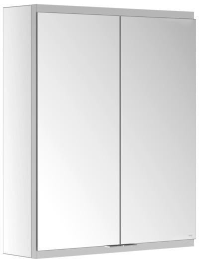 KEUCO Royal Modular 2.0 Spiegelschrank 600 mm, unbeleuchtet, Wandvorbau, silber-eloxiert