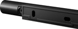 KEUCO REVA Toilettenpapierhalter offene Form schwarz matt – Wandmontage zum Kleben oder Schrauben