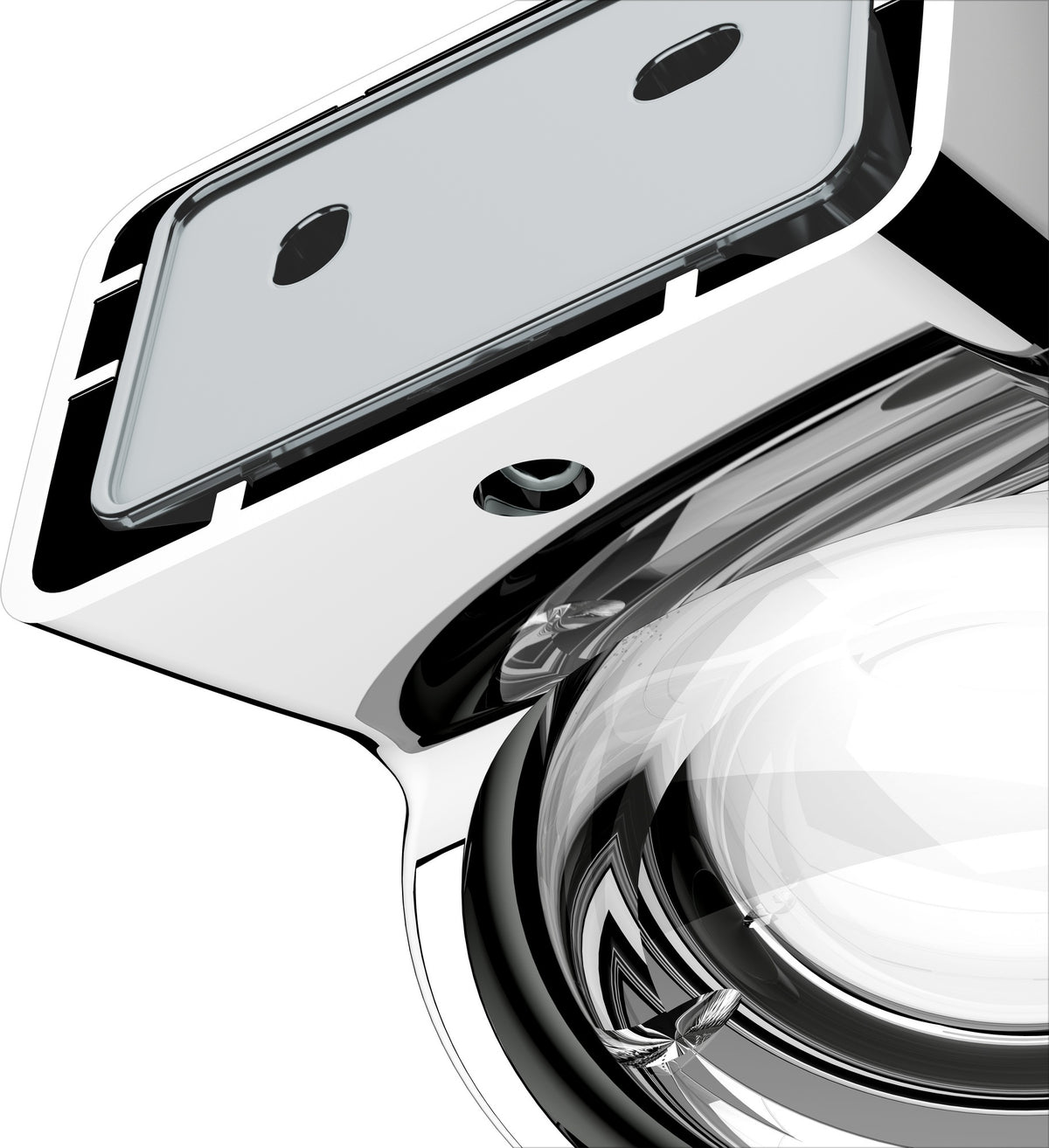 KEUCO Aveno Glashalter 14650 mit Echtkristall-Glas, verchromt – Zahnputzbecher-Halterung