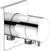 KEUCO IXMO Comfort Absperrventil eckig verchromt mit Schlauchanschluss – Unterputz DN15