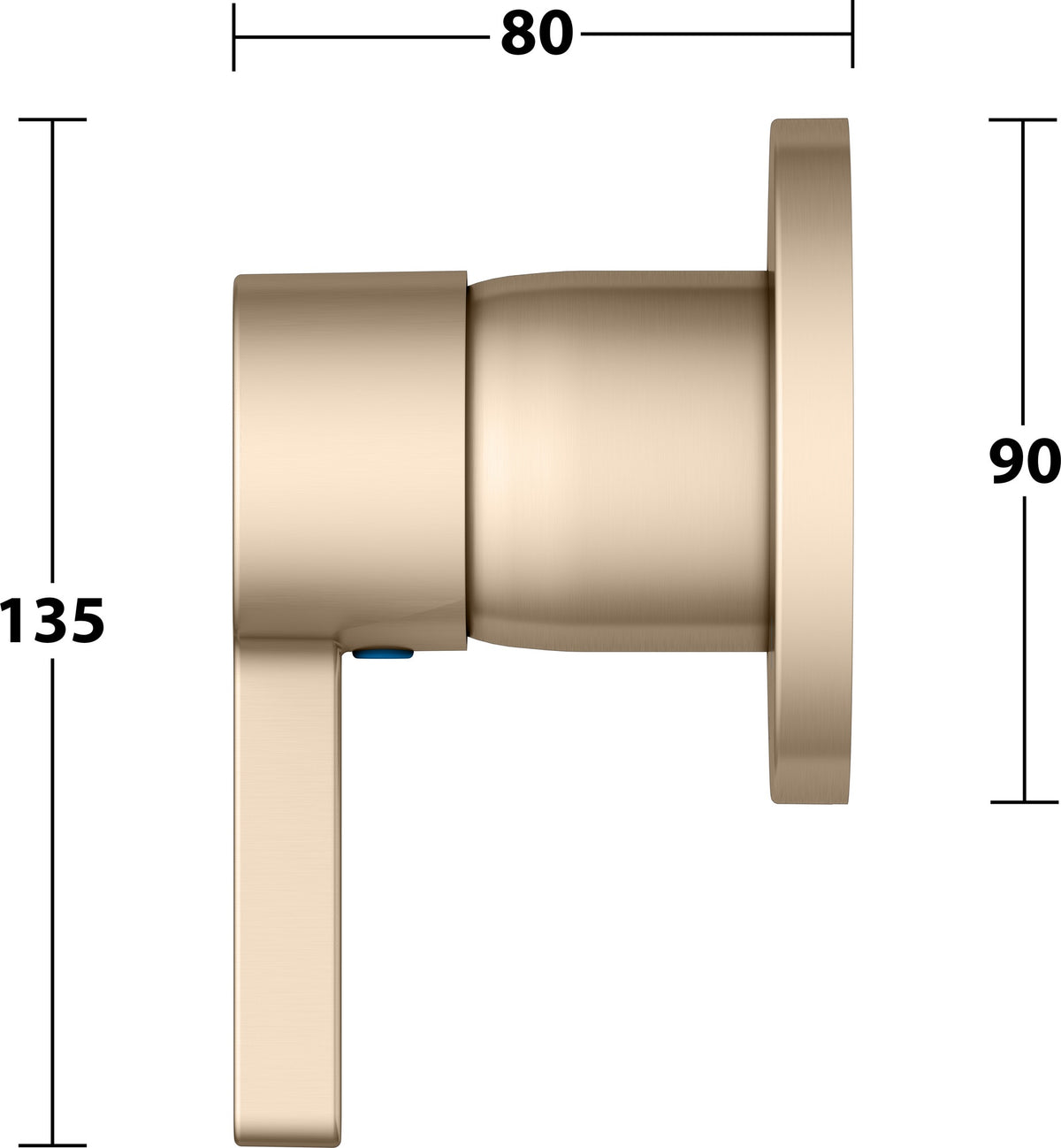 KEUCO Edition 400 Einhebelmischer Unterputz verchromt – Fertigmontageset mit Temperaturbegrenzung