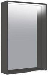 KEUCO X-Line Lichtspiegel mit Spiegelheizung 500 x 700 x 105 mm Vulkanit – LED-Badspiegel