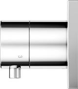 KEUCO IXMO Comfort 3-Wege Umstellventil eckig verchromt – Unterputz DN15 für 3 Verbraucher