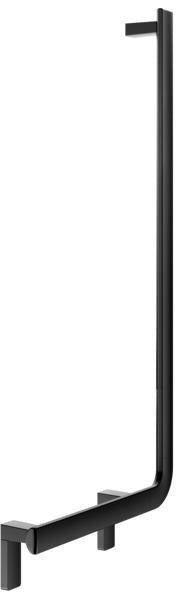 KEUCO AXESS Winkelgriff 90° rechts 520/1090 mm verchromt – Barrierefreier Halt für Bad und WC