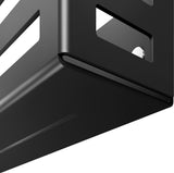 KEUCO Seifenkorb 24954, 320 x 93 x 90 mm, schwarz matt, Aluminium, mit Ablaufschlitzen