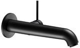 KEUCO IXMO Einhebel-Waschtischmischer Unterputz, rund, Ausladung 165 mm, schwarz matt