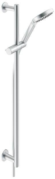KEUCO IXMO ES-fin Brause-Set – Brausestange 855 mm, Handbrause mit 3 Strahlarten, edelstahl-finish