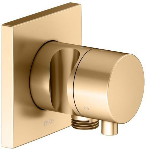 KEUCO IXMO Comfort 3-Wege Umstellventil rund Messing gebürstet
