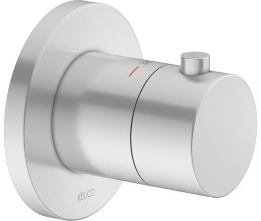 KEUCO IXMO Thermostatarmatur Unterputz rund verchromt – mit Sicherheitssperre bei 38 °C