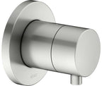 rund, Edelstahl-finish