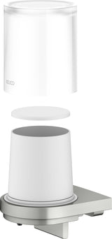 KEUCO Collection Moll Lotionspender 12752 – verchromt/weiß, 180 ml, Wandmontage